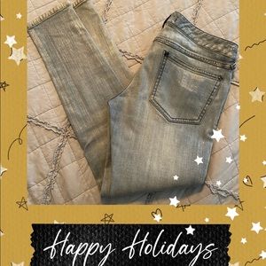 Free People Shimmer Jeans